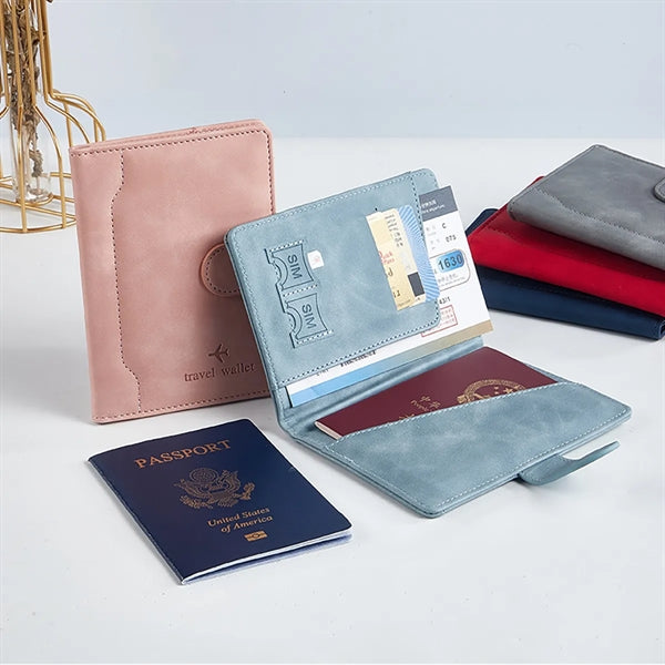 RFID Overseas Travel Wallet Passport Storage Holder Case