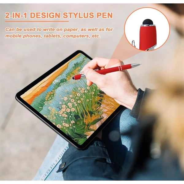 Retractable Ballpoint Stylus Pen