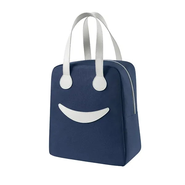 Mini Smile Lunch Cooler Shoulder Tote Bag