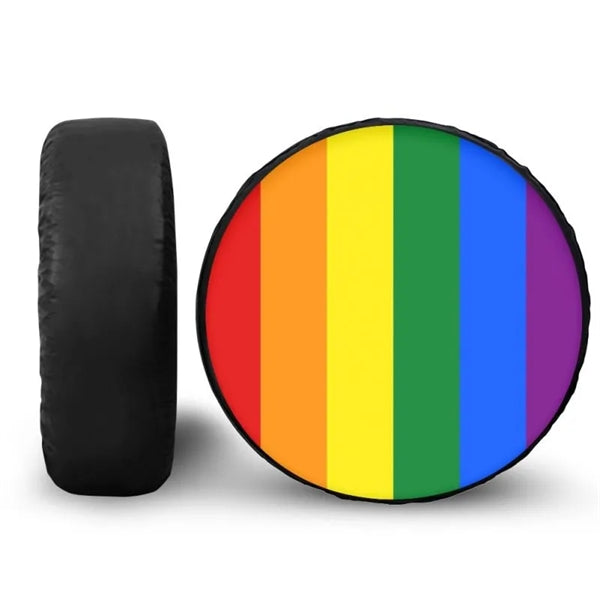 Rainbow Collapsible Disc Fans LGBT