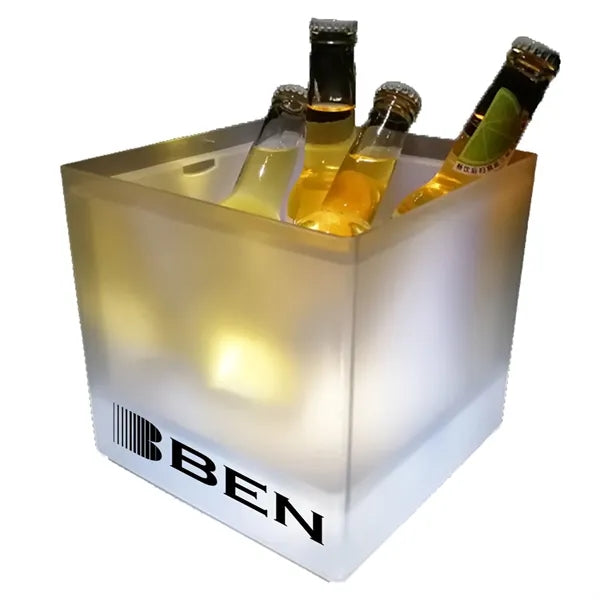 LED colorful light ice bucket
