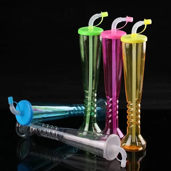 600ML Disposable Straw Cup