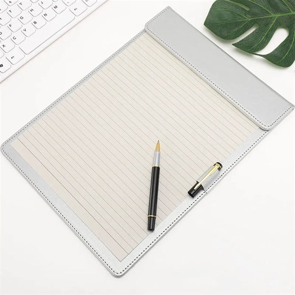 PU Leather Clipboard Magnetic File Paper Profile Clip Board