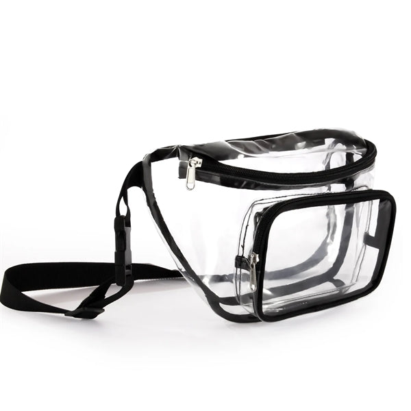 Adjustable Clear PVC Fanny Pack Waist Bag