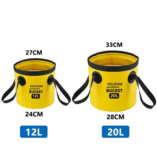 Foldable Bucket Laundry Camping Dishwashing Travel Fishing