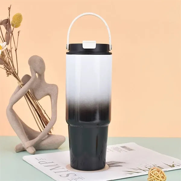 Stainless Steel Gradient Color Thermos Cup