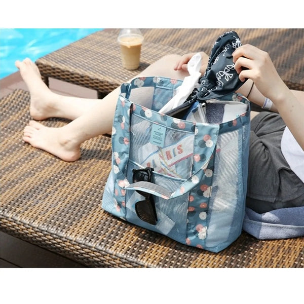 Portable Mesh Beach Bag
