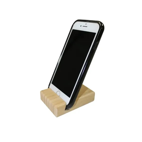 Eco-Friendly Bamboo Phone Stand