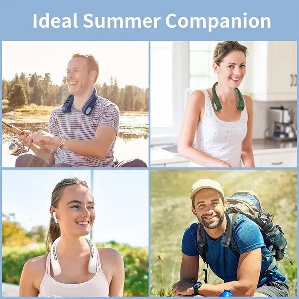 Bladeless USB Rechargeable Neck Fan