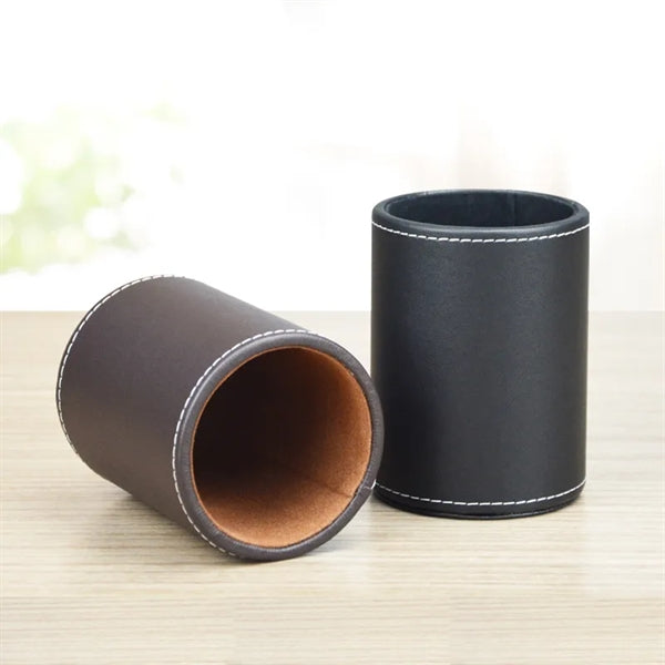 Leather Round Pen Holder
