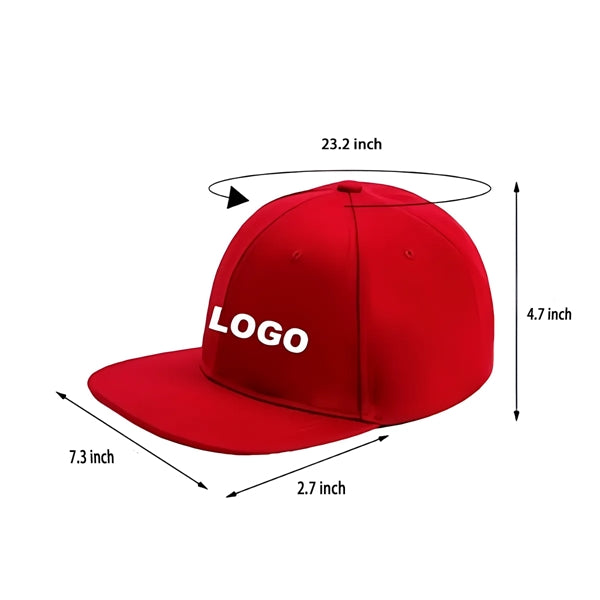 Hip-hop Flat-brimmed Hat