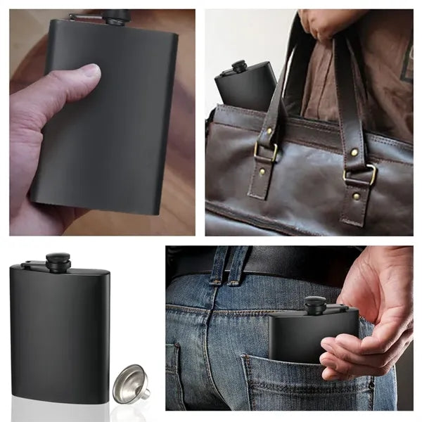 Flask for Liquor 8 Oz Stainless Steel