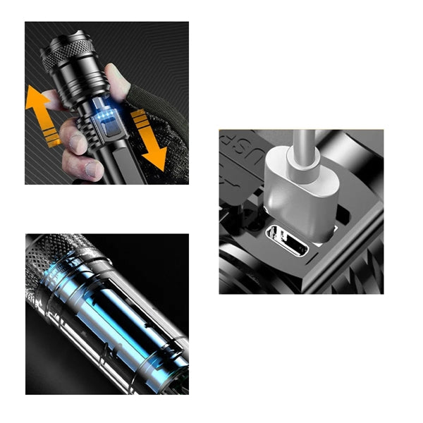 Power Emergency Tactical Flashlight