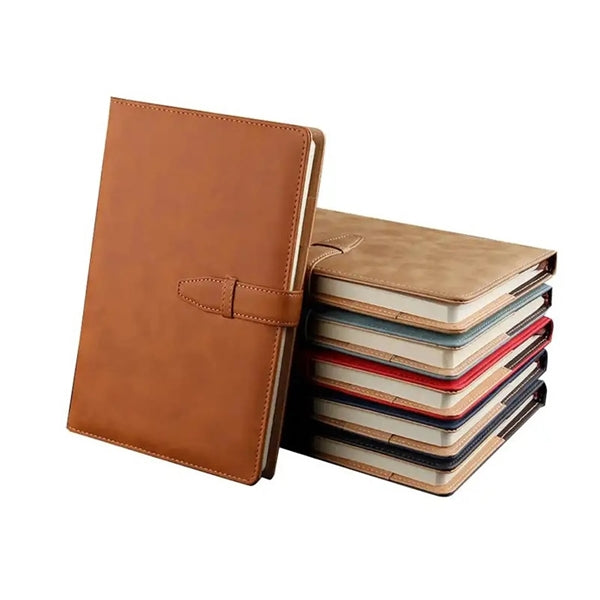 A5 PU Leather Journal With Secure Buckle Closure