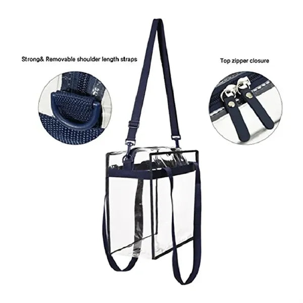 Clear tote bag