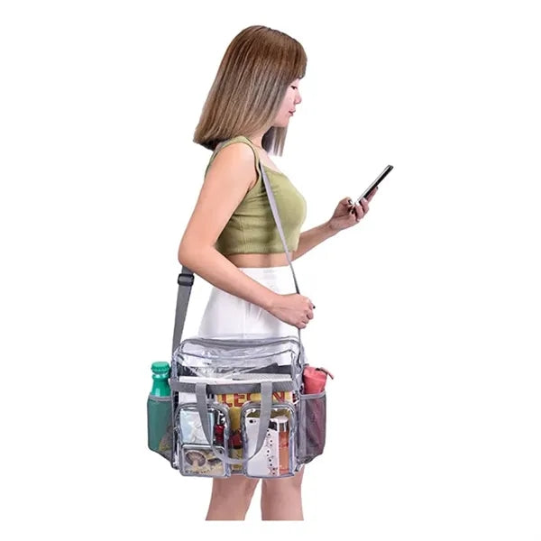 PVC Transparent Stadium Tote Bag