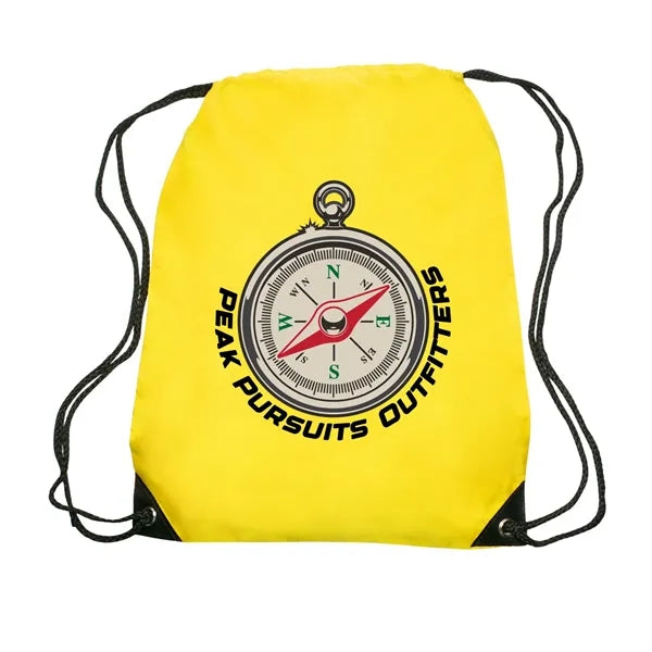 Venture Drawstring Backpack (Full Color Imprint)