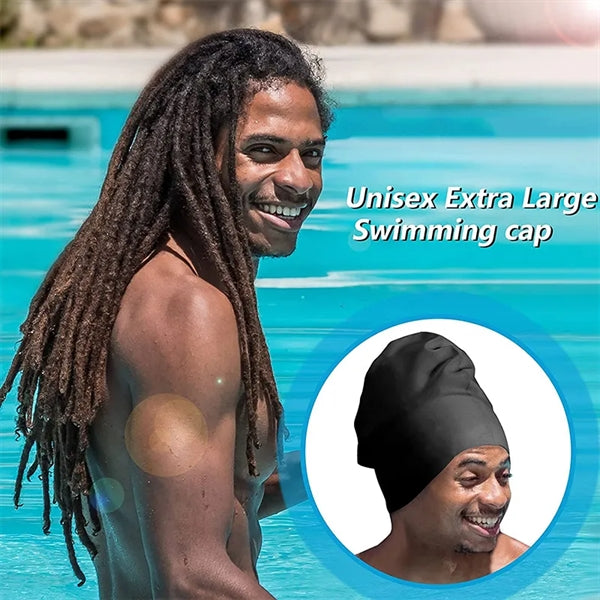 Swim Cap Silicone Extra Large Curved Bathing Swimming Hat