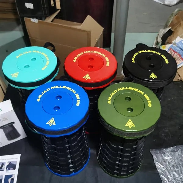 Retractable Folding Stool