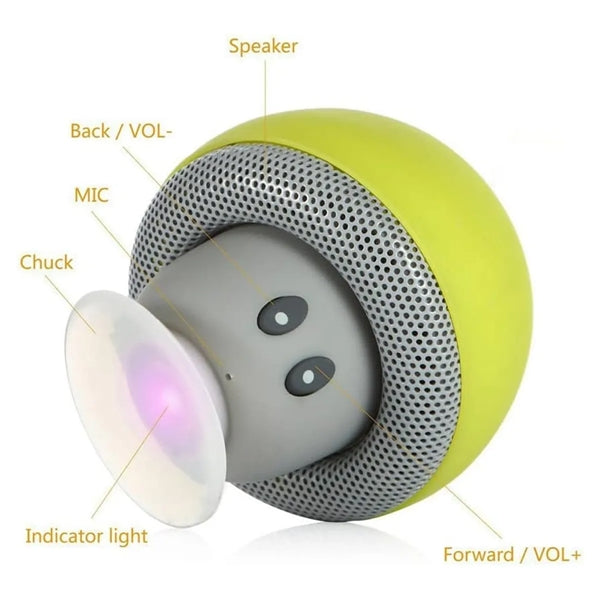 Multifunctional Mini Mushroom Head Bluetooth Speaker