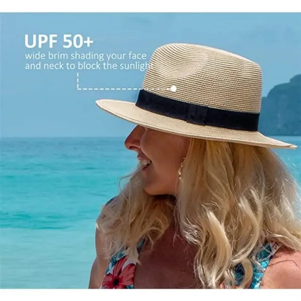 Wide Brim Fedora Sun Hat