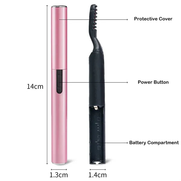 Portable Electric Eyelash Curler Pen