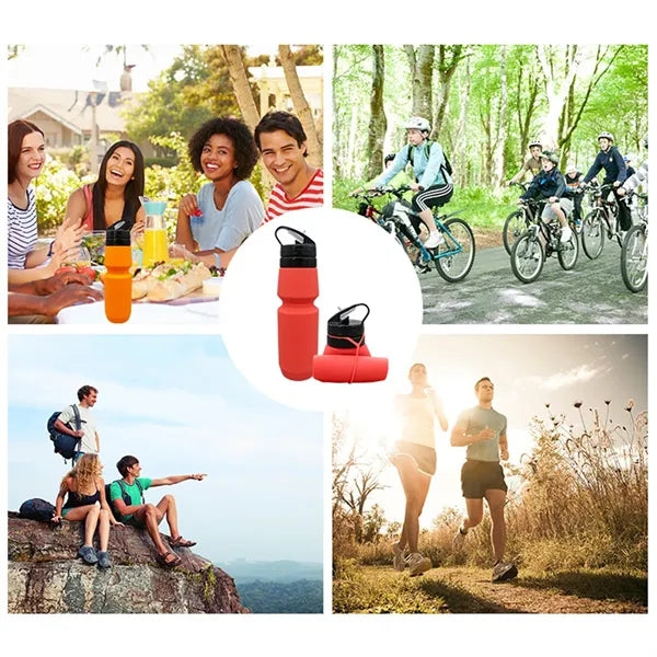 25 oz Collapsible Water Bottles