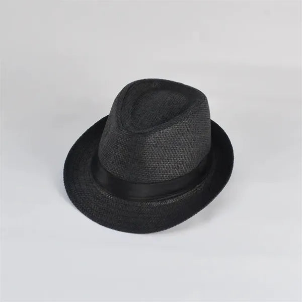 Short Brim Straw Panama Jazz Hat