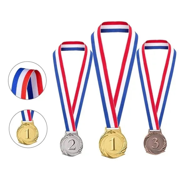 Zinc Medal With Lanyard