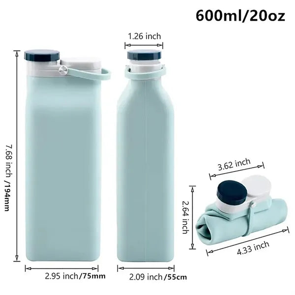20 oz Collapsible Water Bottle