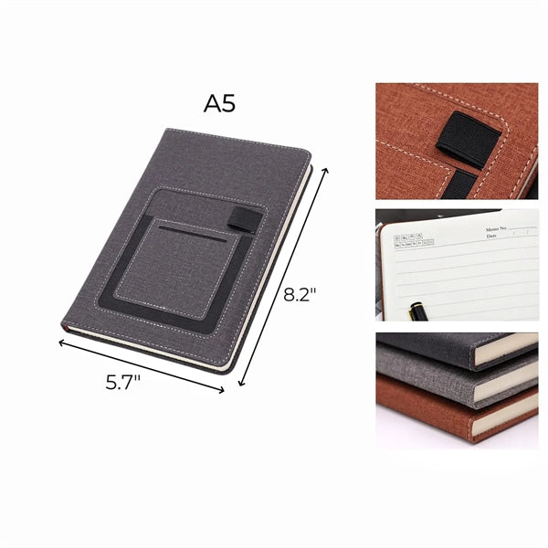 A5 PU Leather Journal Notebook