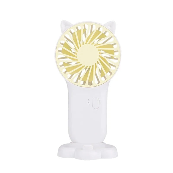 Logo Cute Mini USB Fan 800mAh For Giveaway Gift