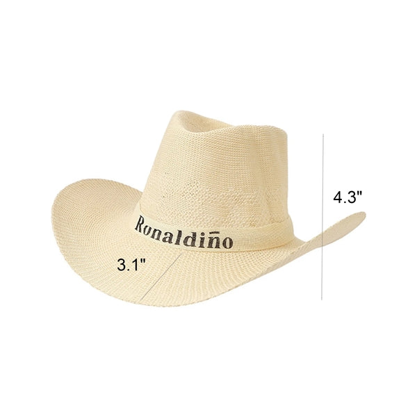 Straw Cowboy Cowgirl Hat