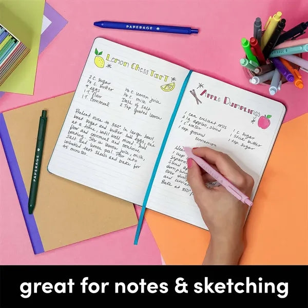 College Ruled Notebook Lined A5 200 Pages