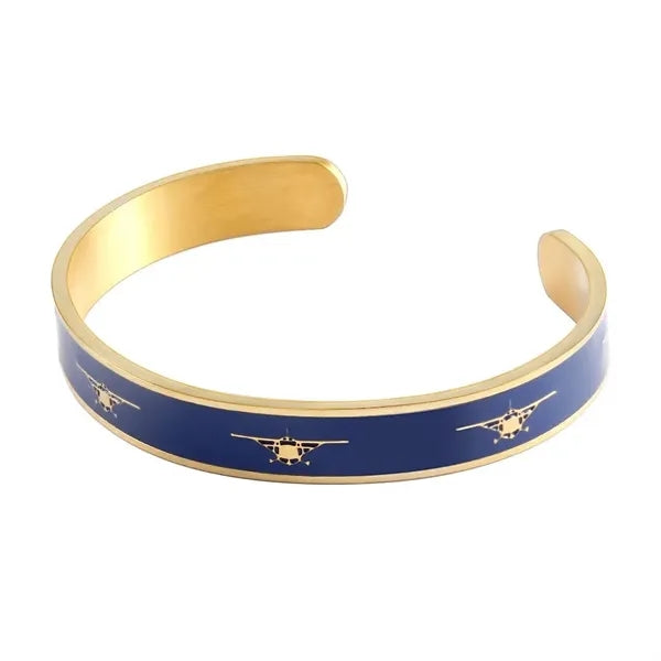 Enamel Style 304 Stainless Steel Cuff Bangles