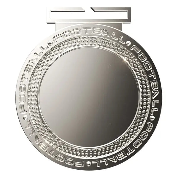Dual Plated Football Medallions 3"