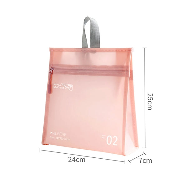 Portable Transparent Waterproof PVC Cosmetic Bag