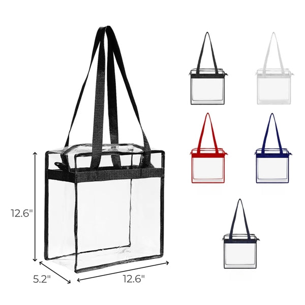 Clear Tote Bag With Zipper