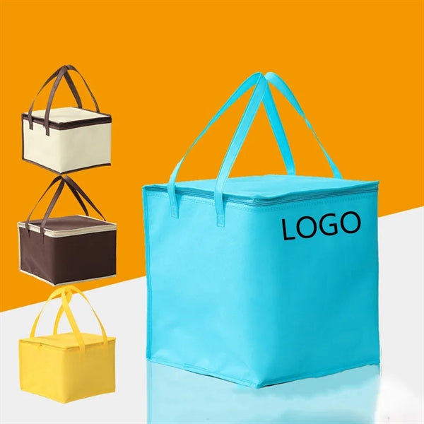 Non-Woven Takeaway Insulated Bag Food Cooler