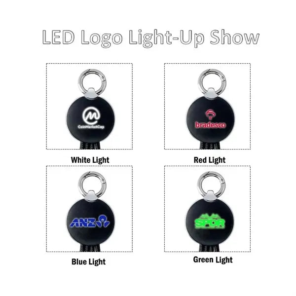 4 In 1 USB Charge Cable With Light Up Logo