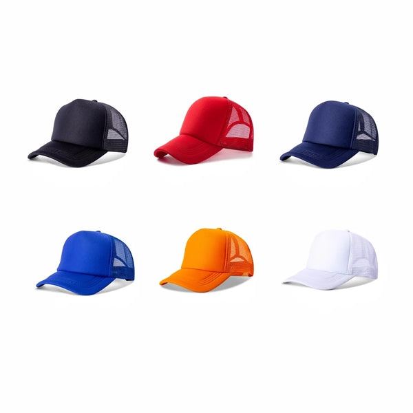5 Panel Foam Mesh Back Trucker Cap