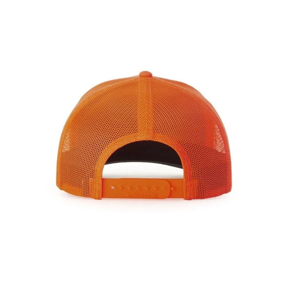 Richardson 882FP Blaze Orange Five Panel Trucker Hat