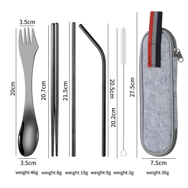 Stainless Steel Tableware Set