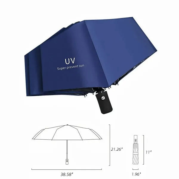 UV Protection Folding Automatic Travel Umbrella