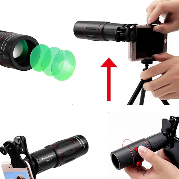 18X Cell Phone Camera Lenses Kit