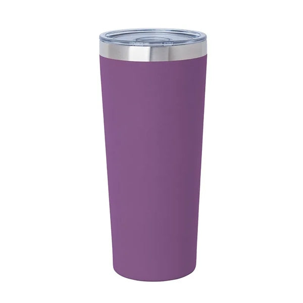 22 Oz Stainless Double-Wall Tumbler W/Straw