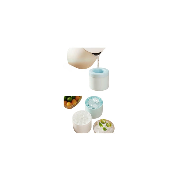Round Easy-Release Lattice Ice Cube Tray