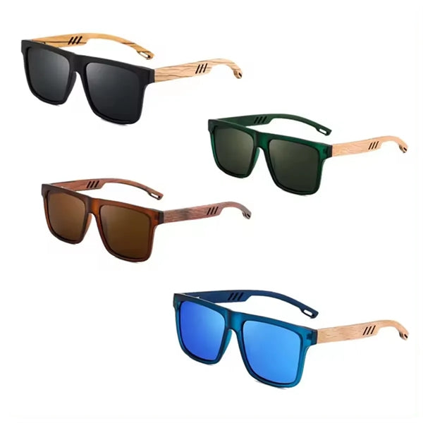 Polarized Bamboo Wooden Sunglasses