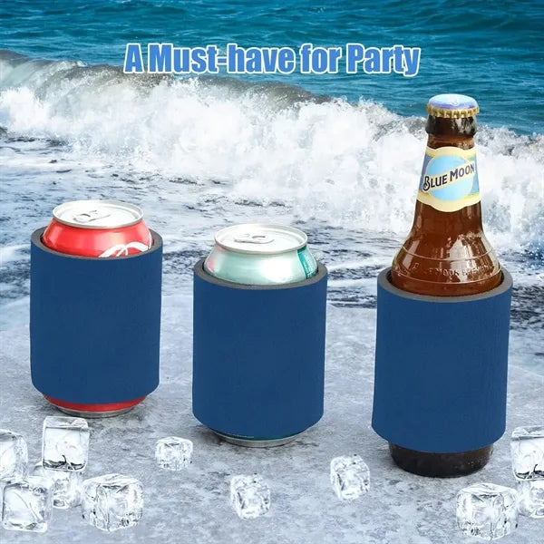 Slap Band Wrap Beer Can Cooler Sleeve