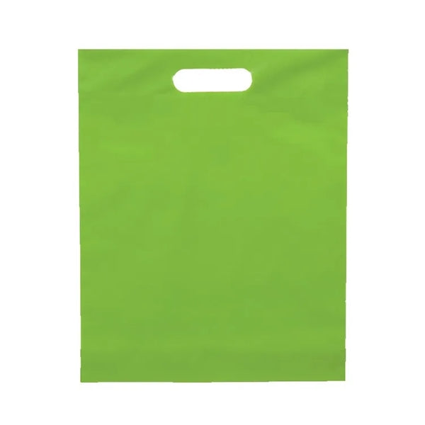 Large PE Plastic Die Cut Shop Tote Handle Bag